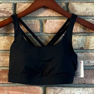 lululemon Energy Bra in Black Size 4